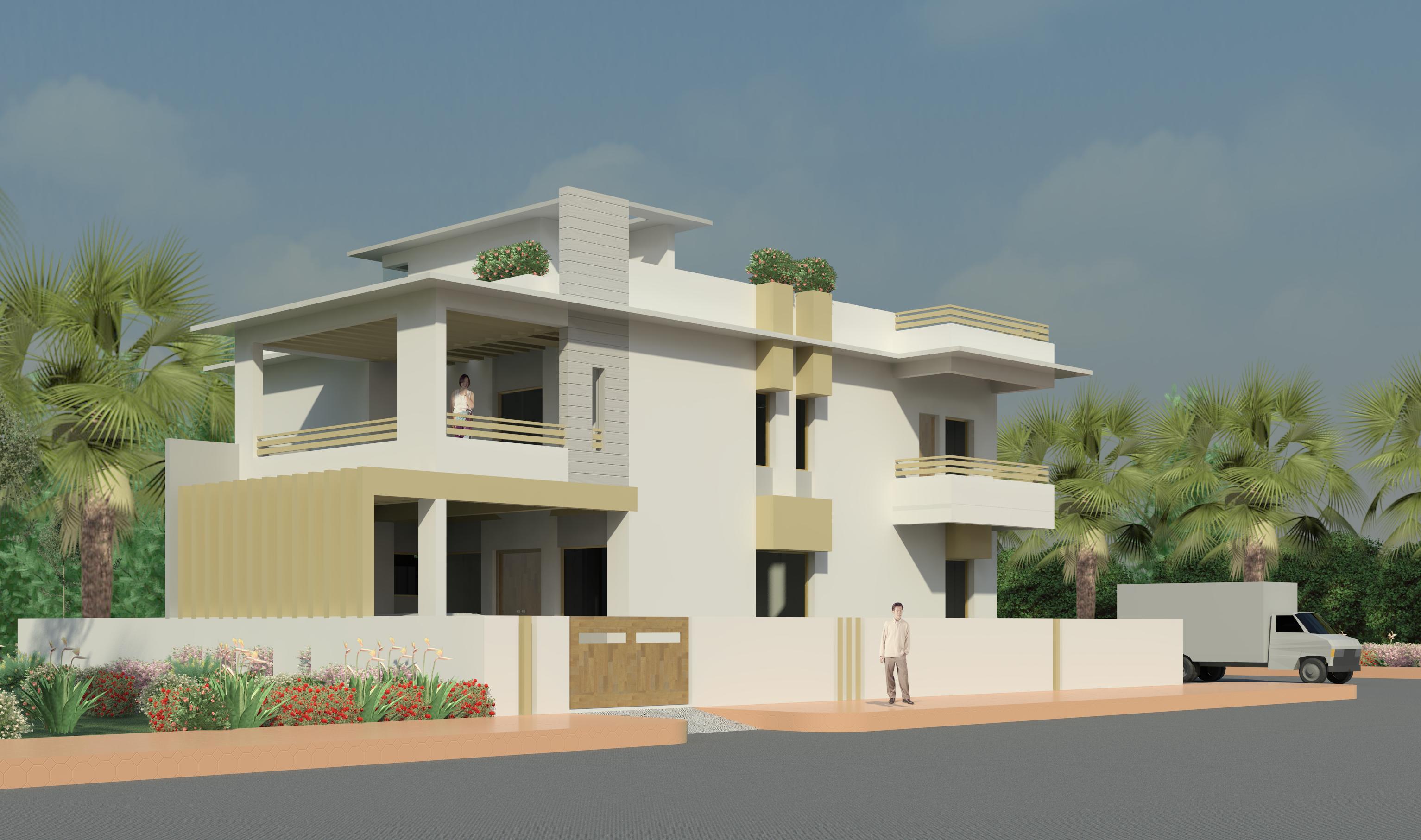Nanotkar Residence — render